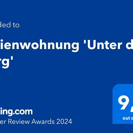 'unter Der Burg' Apartment Brodenbach